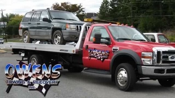 Owens Towing and Recovery towing work photo